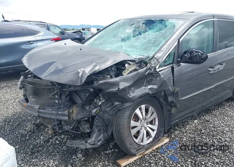 2014 Honda Odyssey Ex-L из США, поврежденный, VIN 5FNRL5H61EB088134